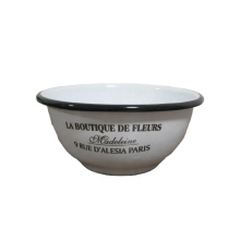 14cm Enamel Bowl Food Bowl Dessert Bowl